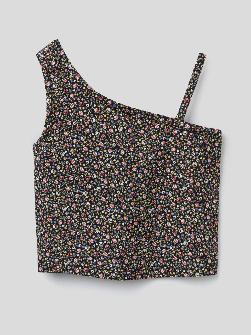 Top with floral print image number 1