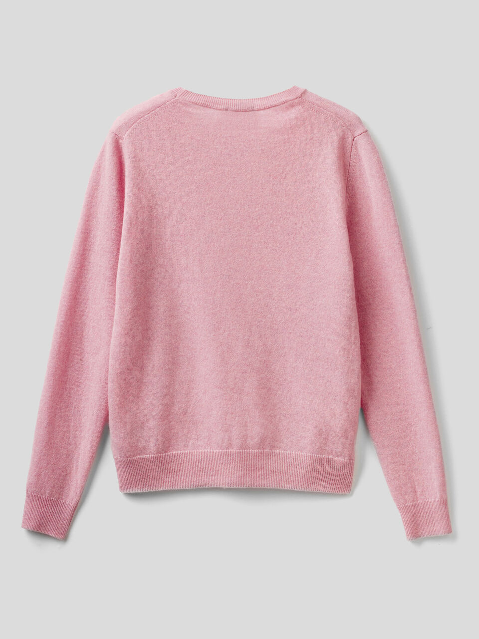 Crew neck sweater in pure virgin wool image number 2