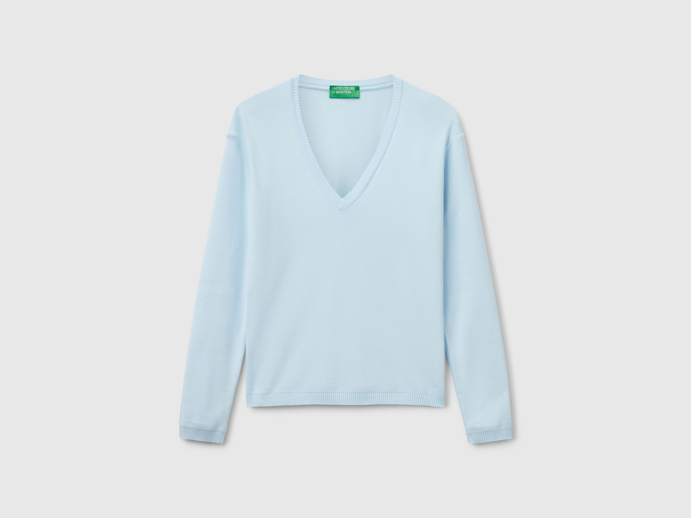 V NECK SWEATER L/S Women image number 3