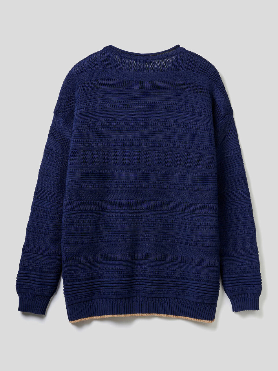 Knit sweater in 100% cotton image number 2
