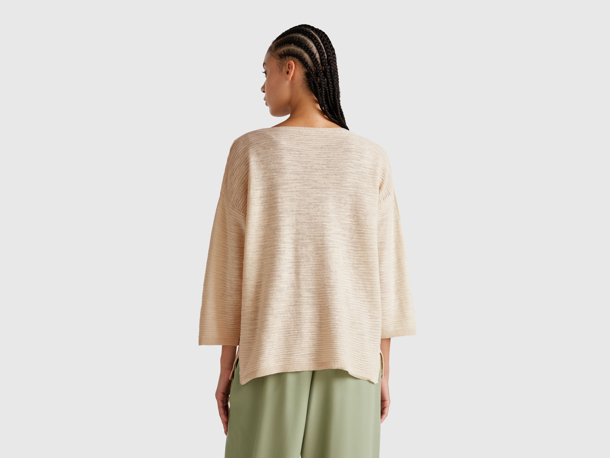 BOAT-NECK SWEAT.L/S Women image number 1
