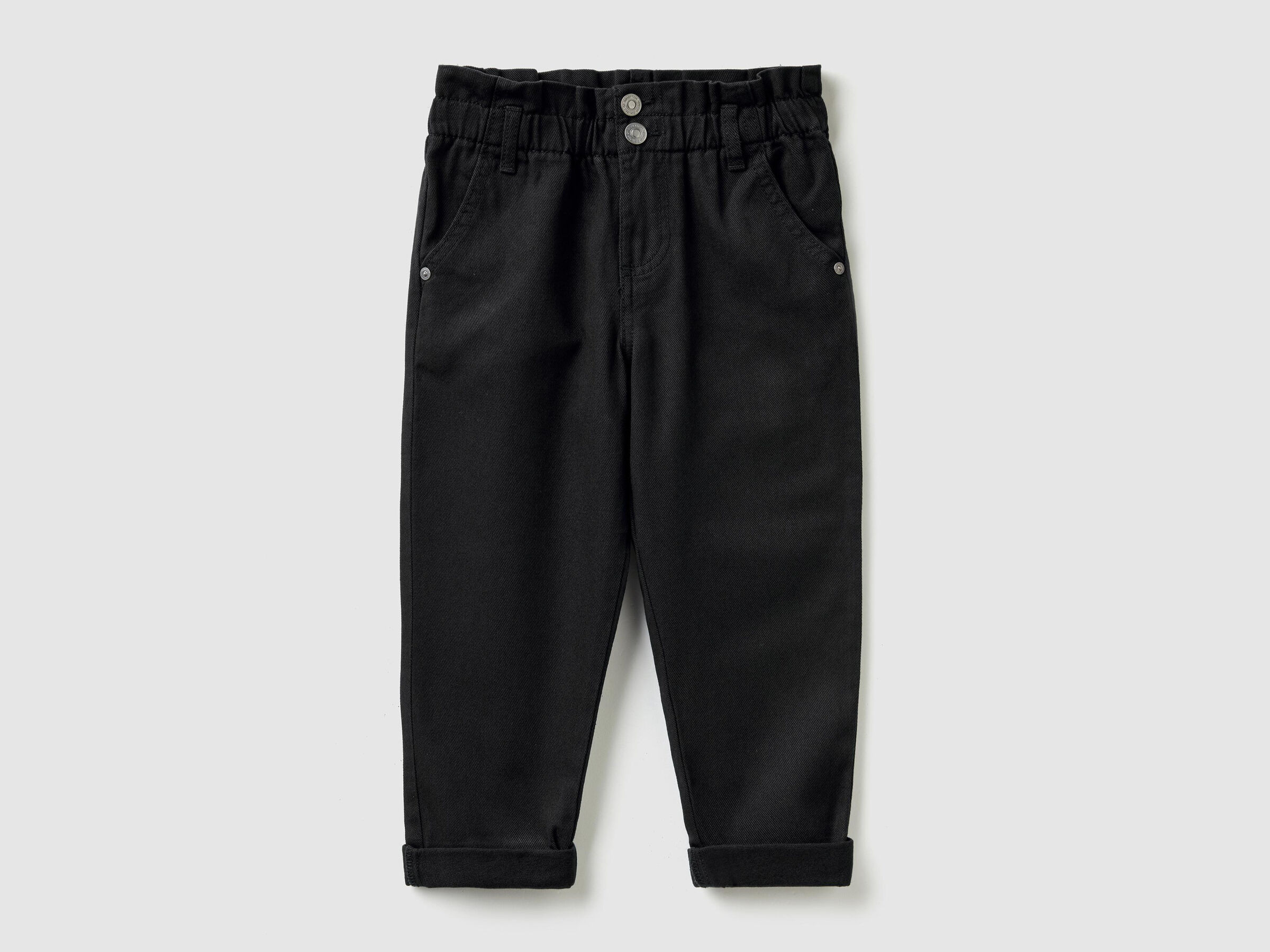 Paperbag trousers in twill image number null
