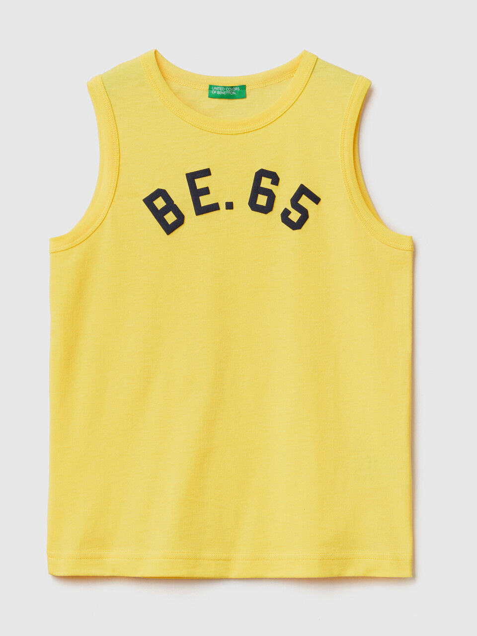 Tank top in 100% organic cotton with logo