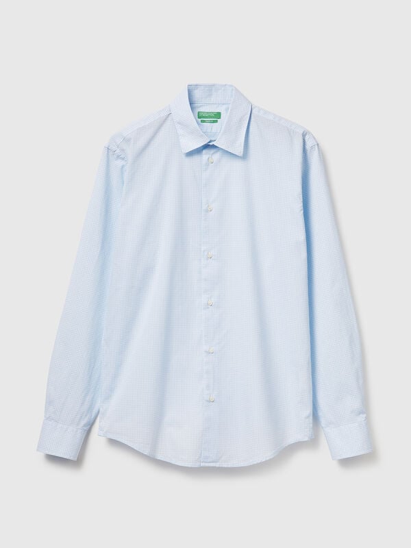 Cotton shirt with pattern Men