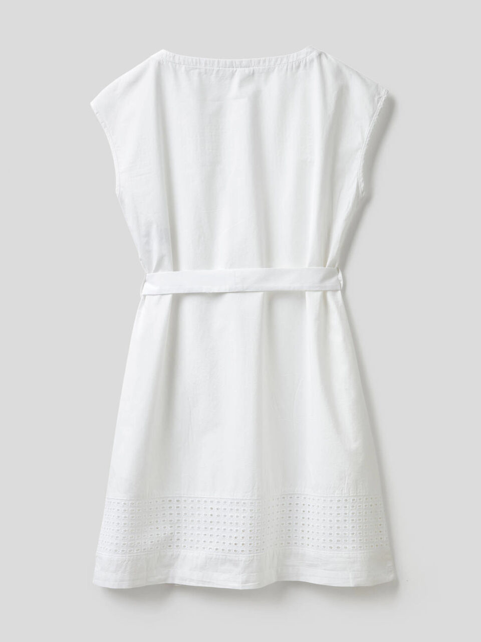 Cotton dress with embroidered inserts image number 2