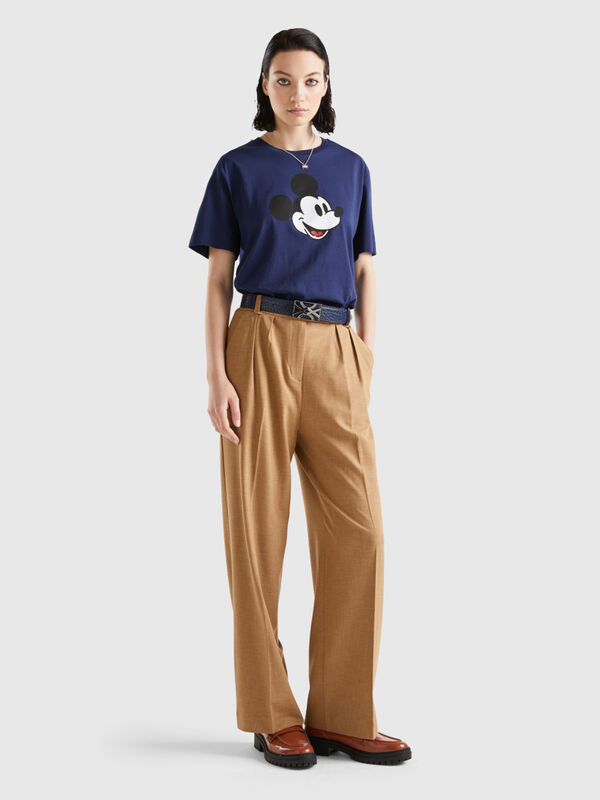 Flowy trousers with double crease