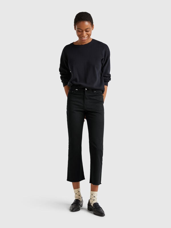 Five pocket cropped trousers Women