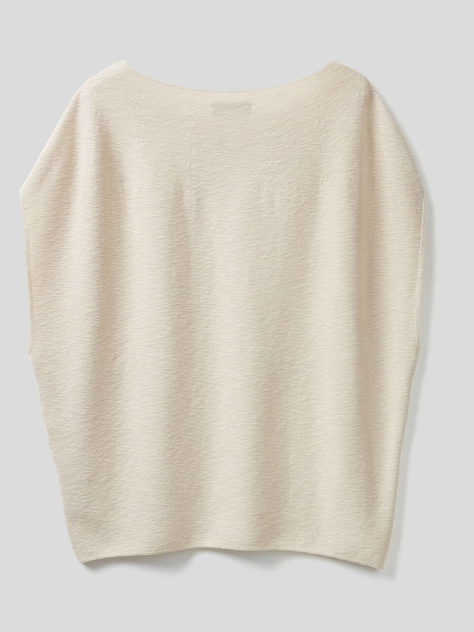 100% cotton short sleeve sweater image number 2
