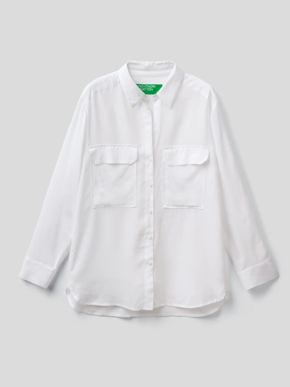 Flowy viscose shirt image number 1