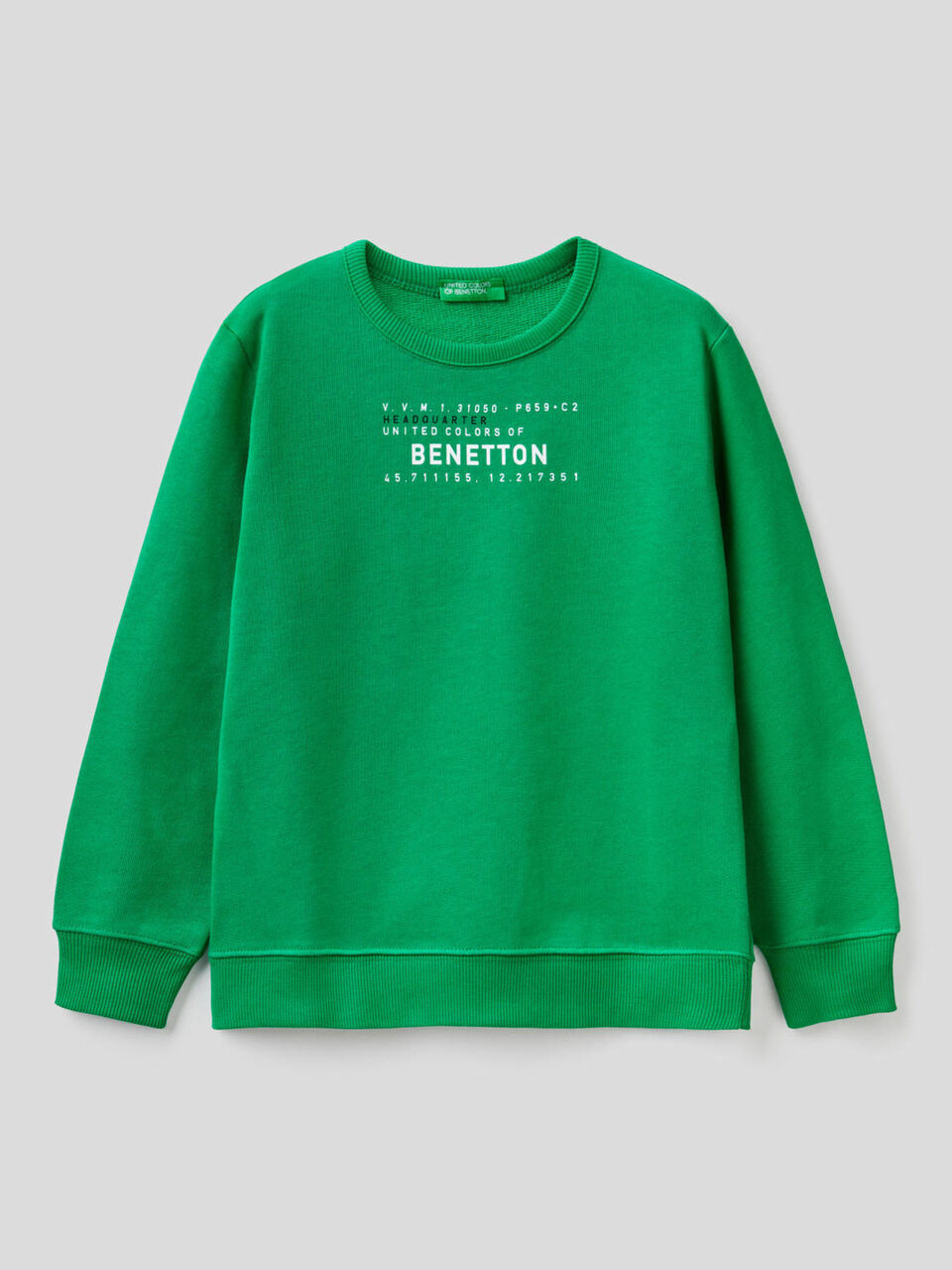 Sweatshirt with logo print image number 1