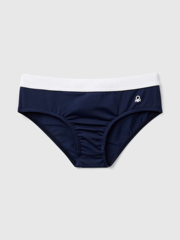 Swim bottoms with drawstring in ECONYL® Junior Boy