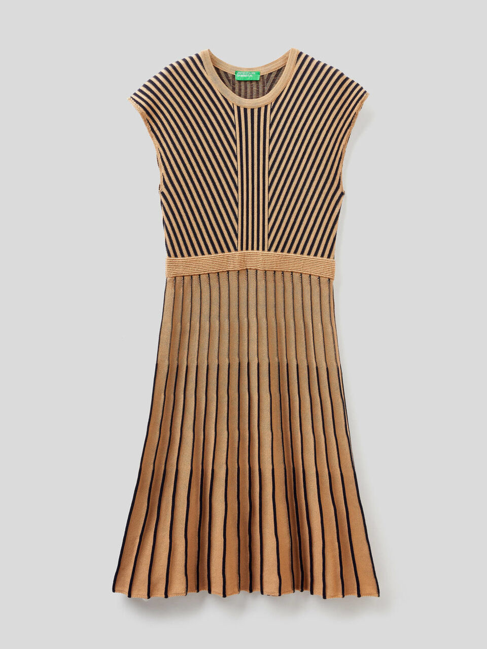 100% cotton knit dress image number 1