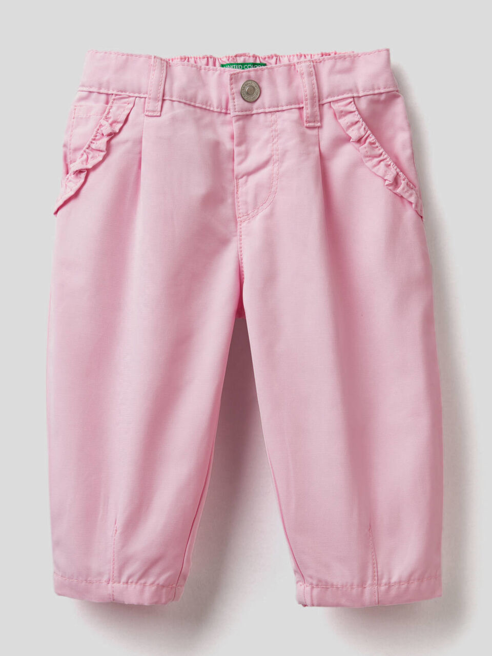 Trousers with small rouches image number 1