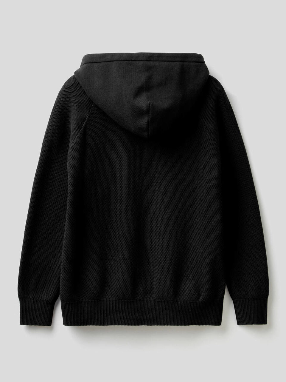 Sweater hood in cotton tricot image number 2