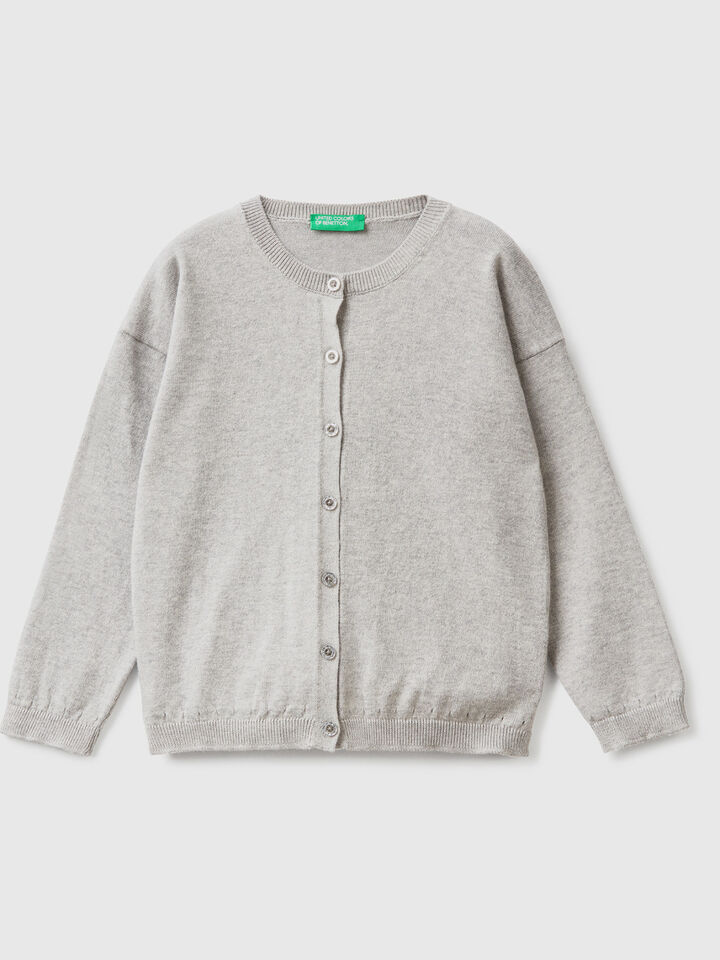Cardigan with glittery buttons image number 1