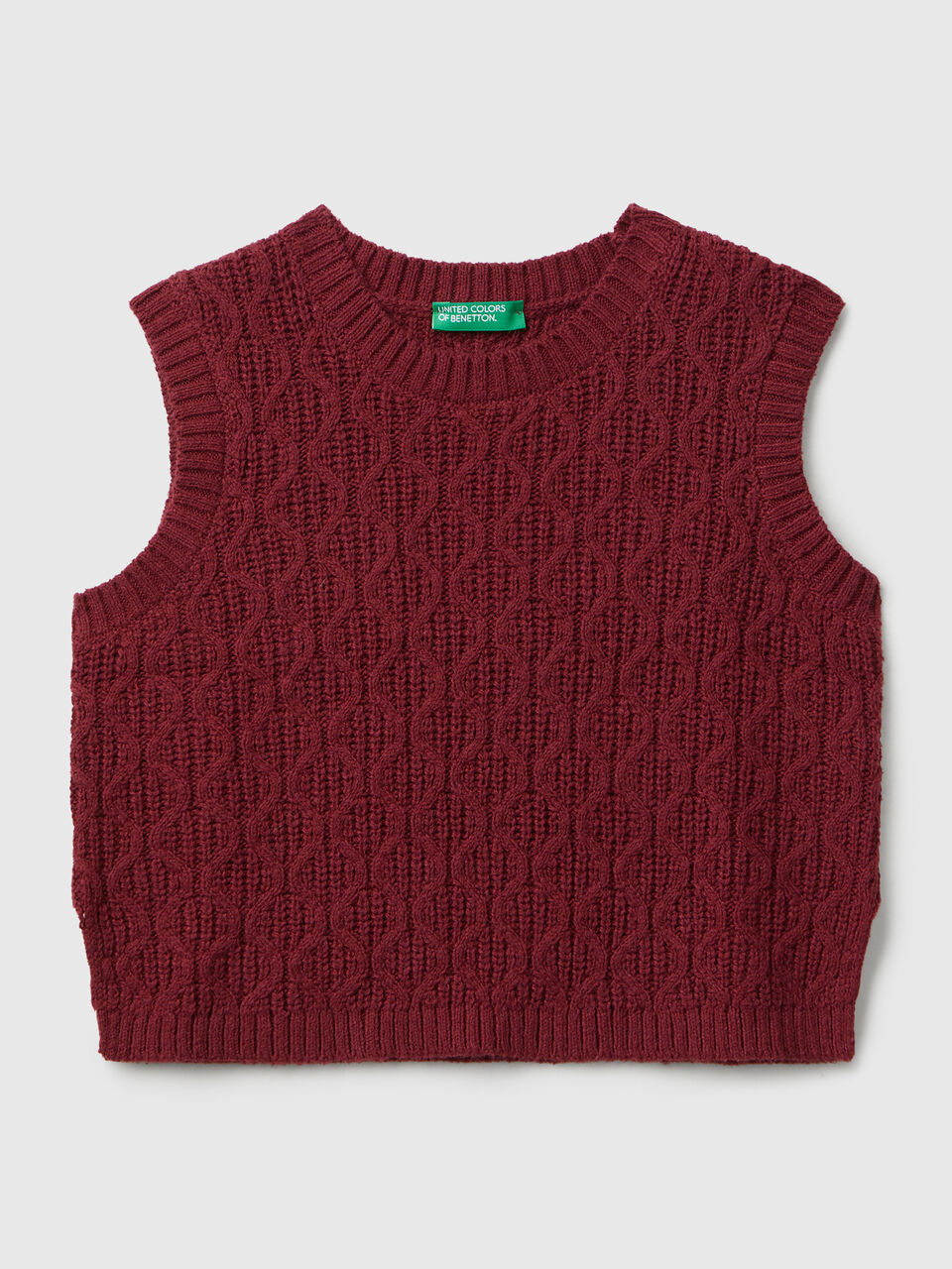SLEEVELESS SWEATER Junior Girl image number 1