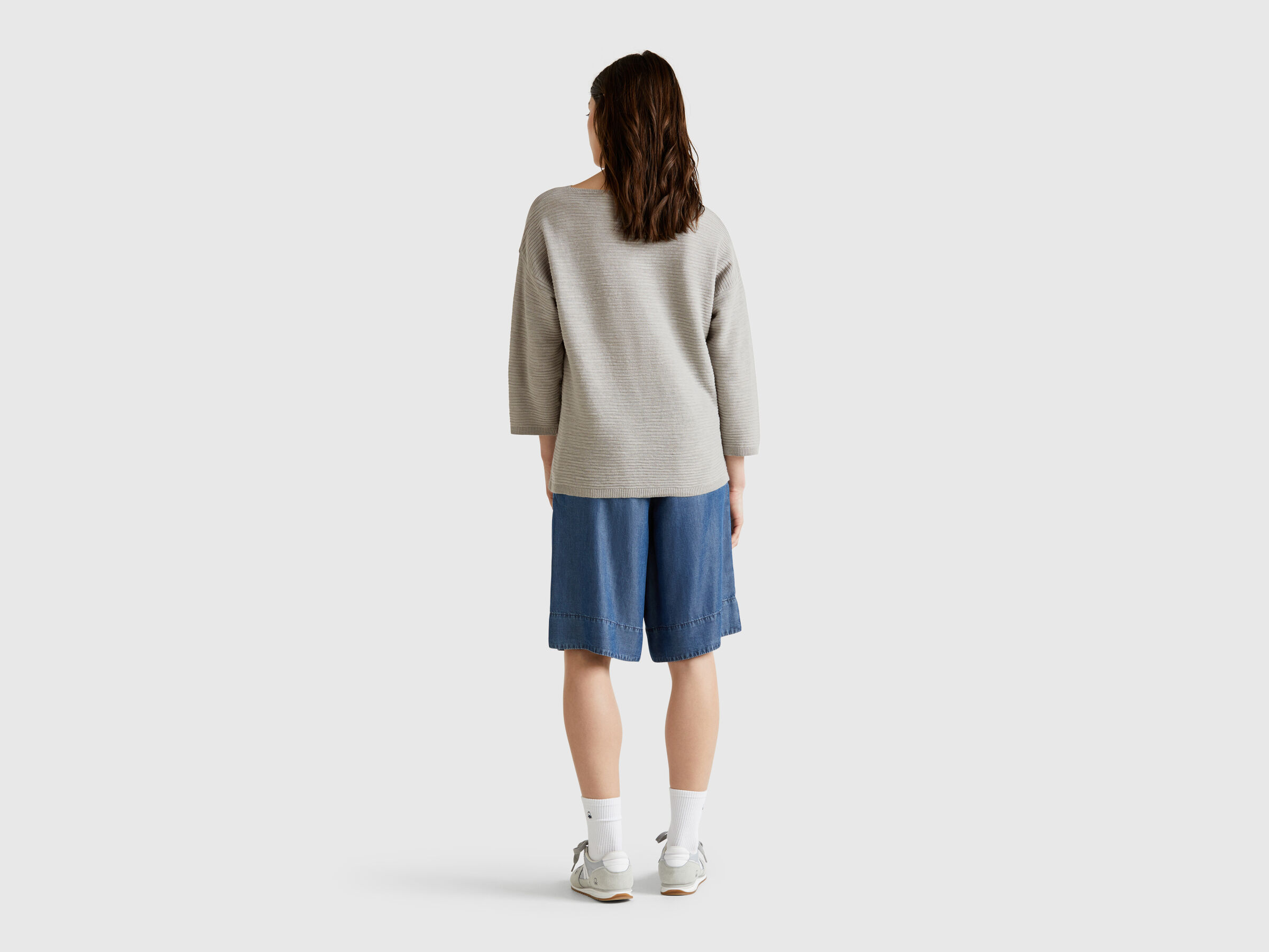 BOAT-NECK SWEAT.L/S Women image number 1