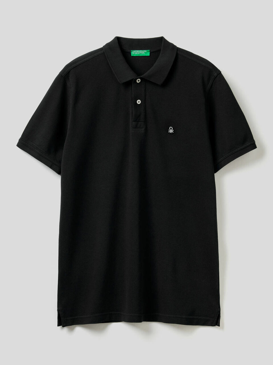 Short sleeve polo in 100% cotton image number 1