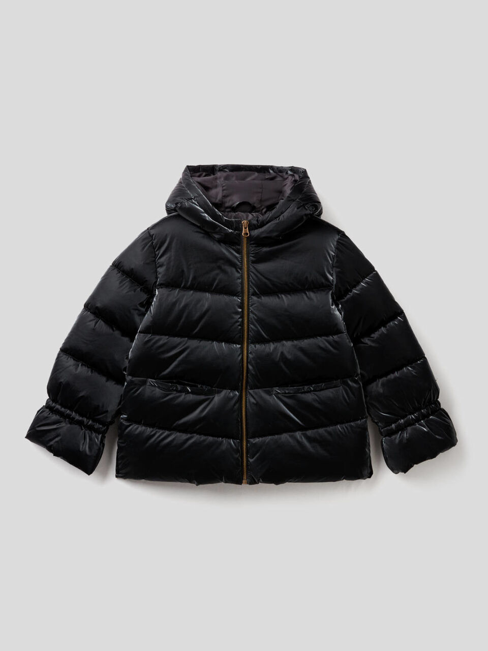 Padded jacket with flared cuff image number 1