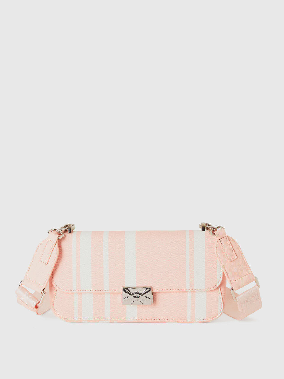 Medium pink striped Be Bag