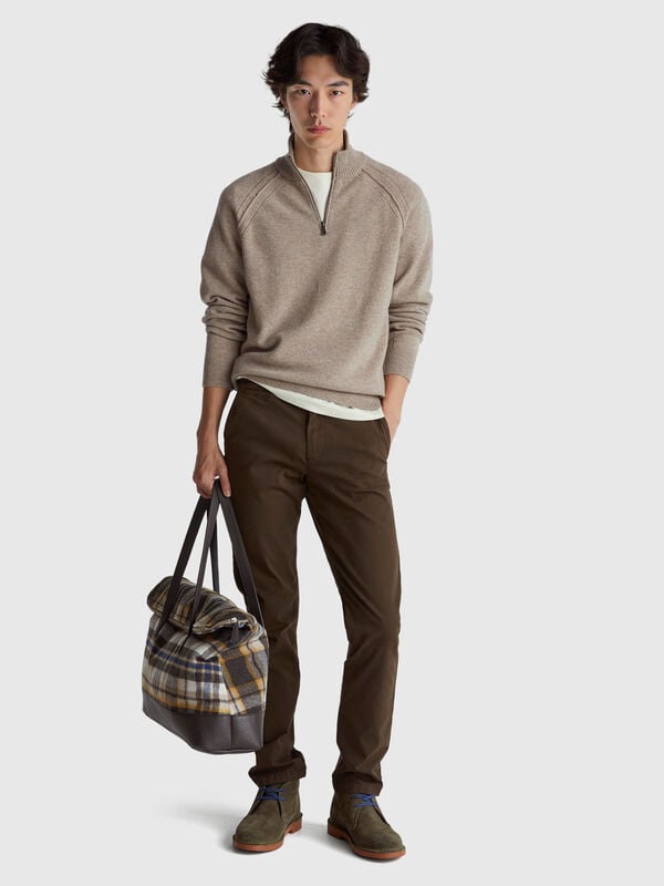 Turtleneck in pure Merino wool Men