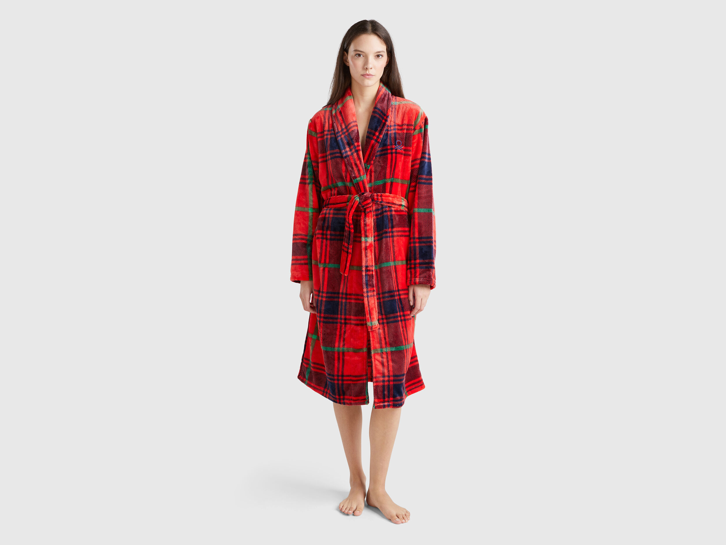 Robe tartan top