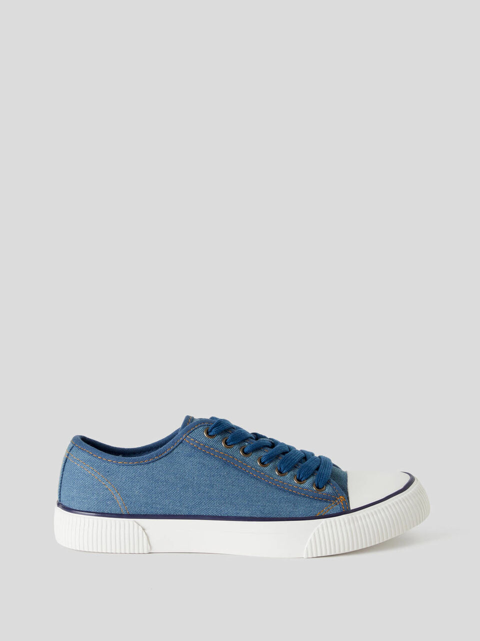 Sneakers in pure cotton image number 1