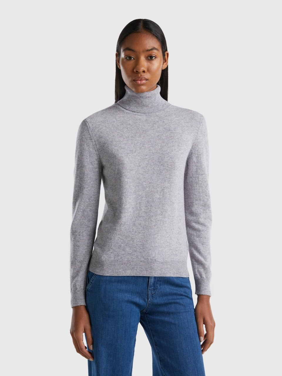 Merino wool turtle top neck