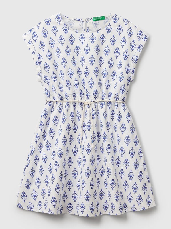 Patterned flared dress Junior Girl