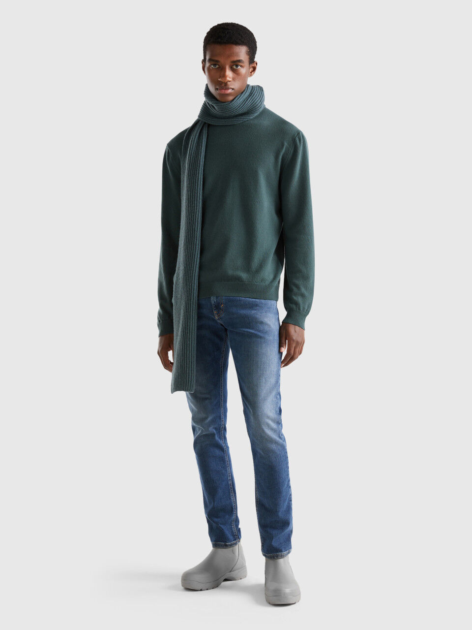 Men s High Neck Sweaters New Collection 2024 Benetton