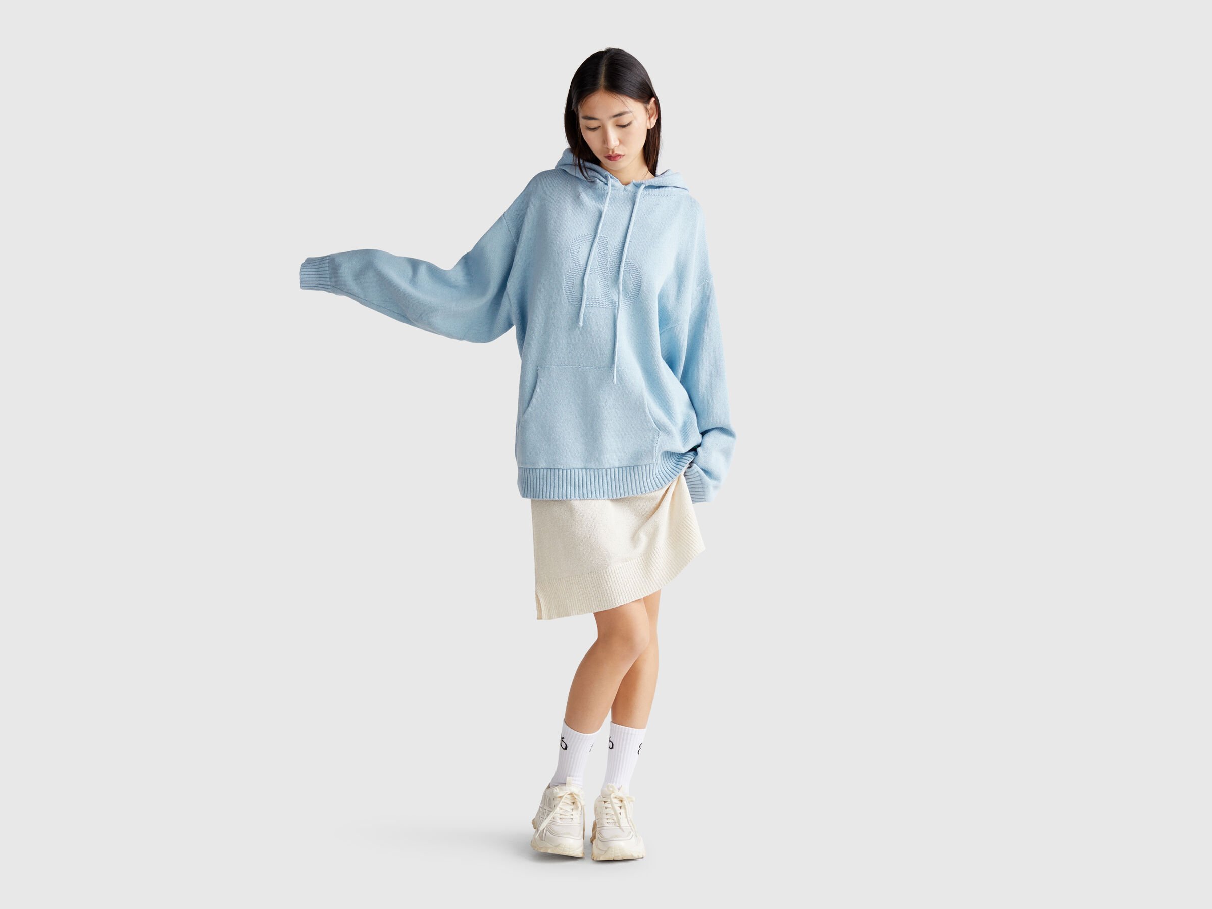 SWEATER W/HOOD Women image number 2