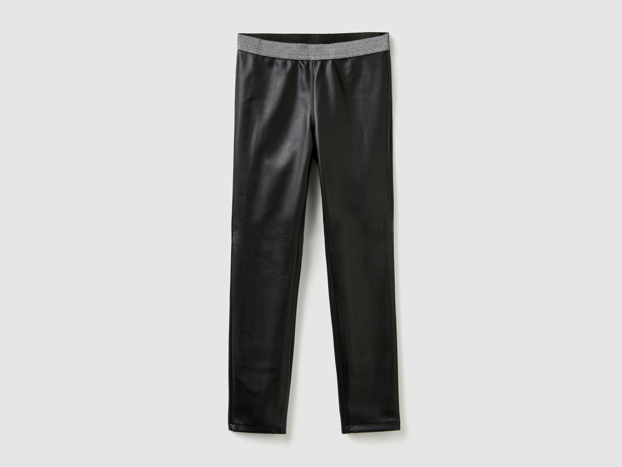 Leather look leggings image number null