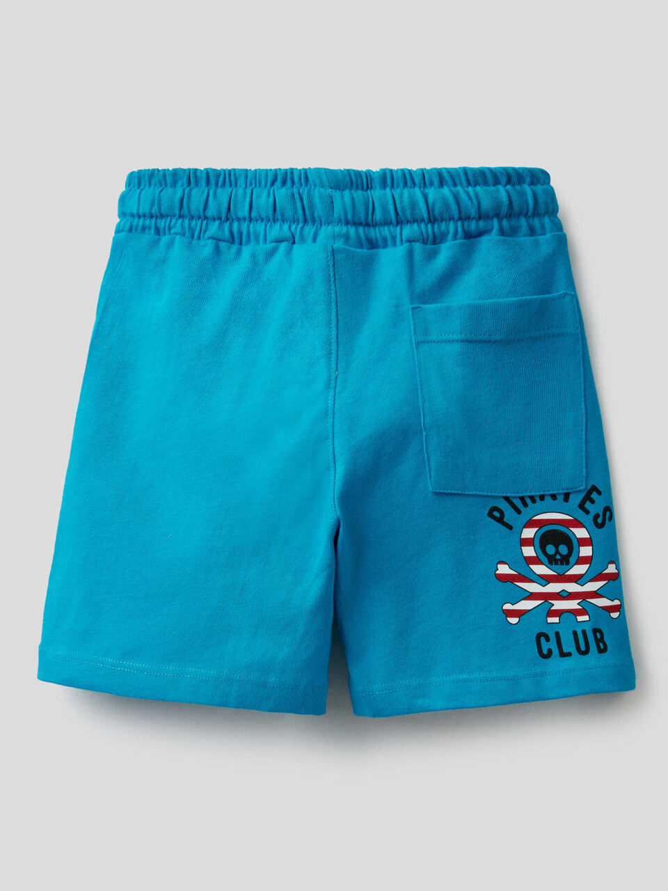 Yarn dyed shorts in pure cotton image number 2