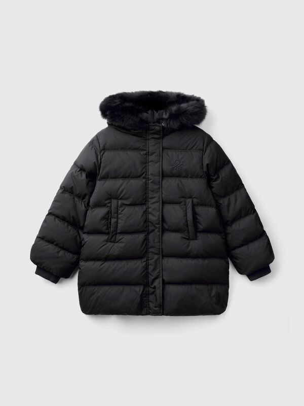 Rain Defender down jacket with detachable hood Junior Girl