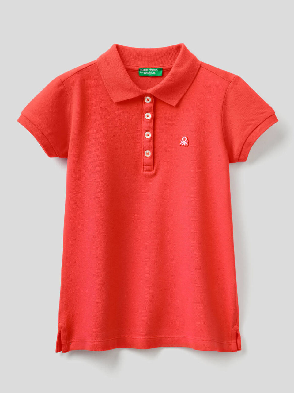 Stretch cotton polo image number 1