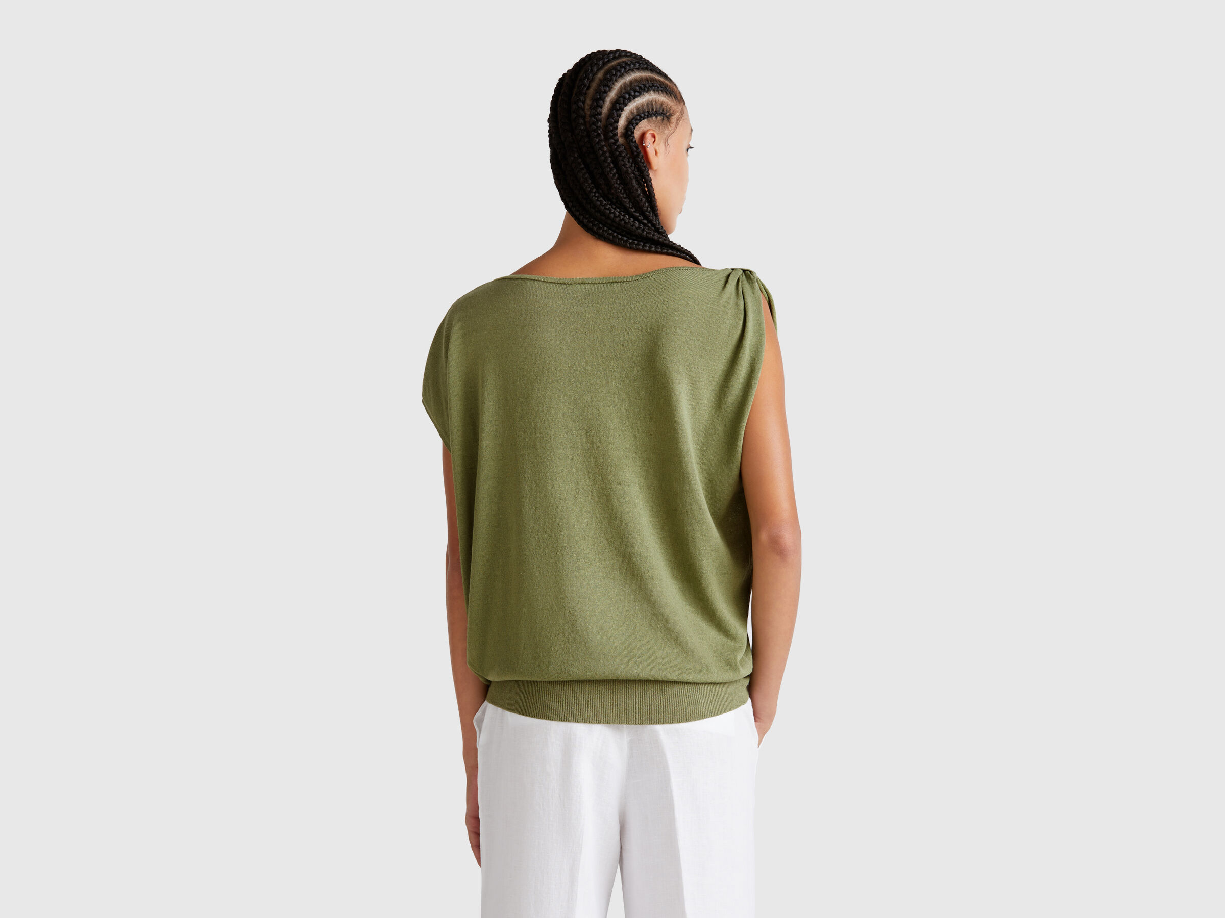 BOAT-NECK SWEATER. Women image number 1