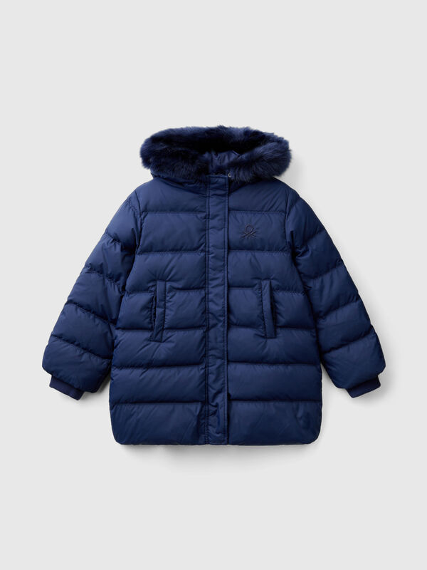 Rain Defender down jacket with detachable hood Junior Girl