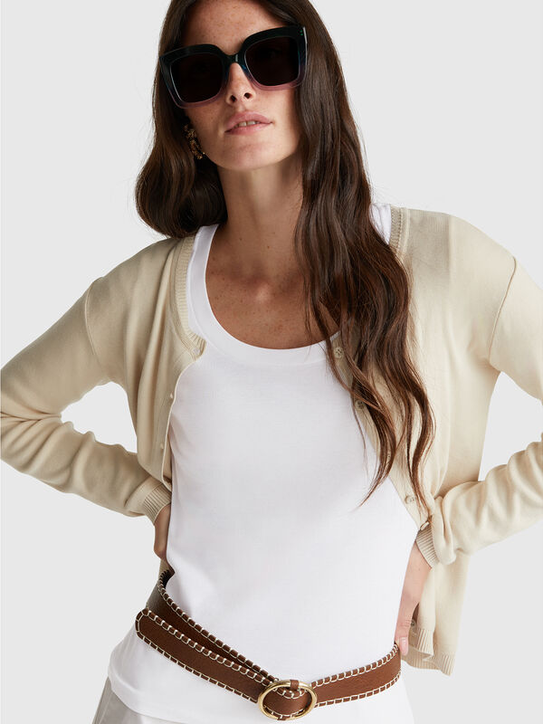 Long sleeve pure cotton t-shirt  Women