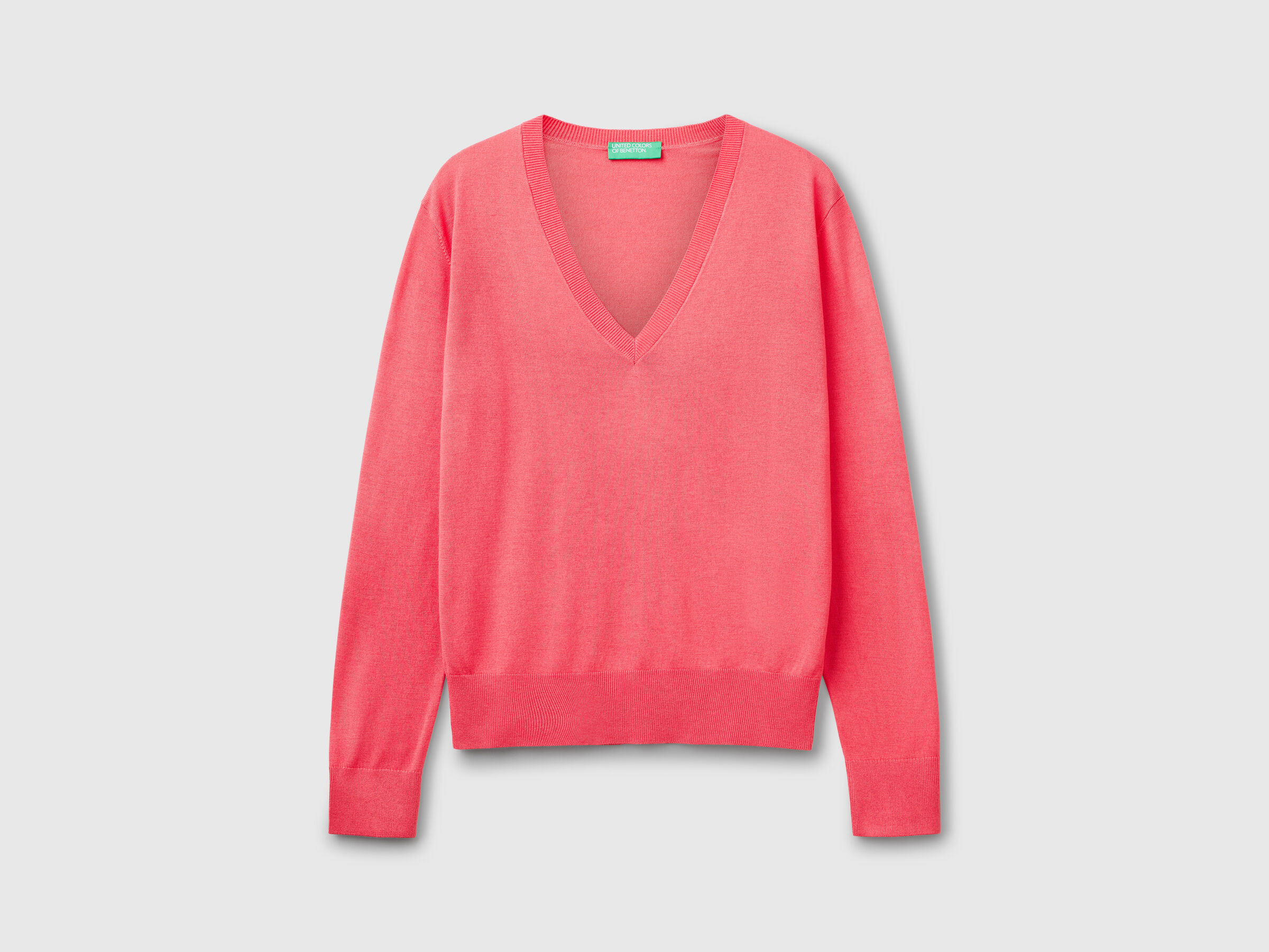 V NECK SWEATER L/S Women image number 3