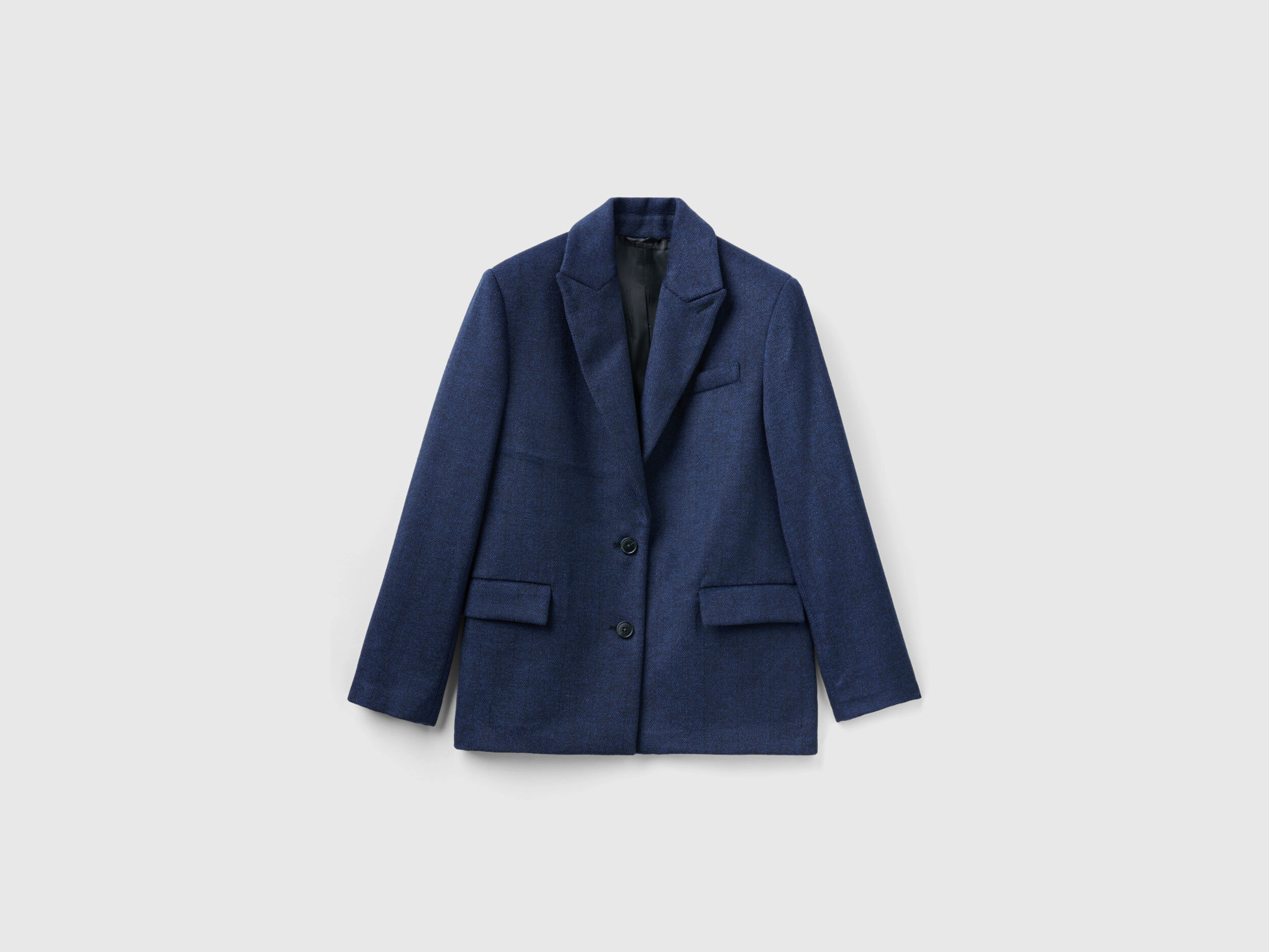 Jacket in wool blend with pockets