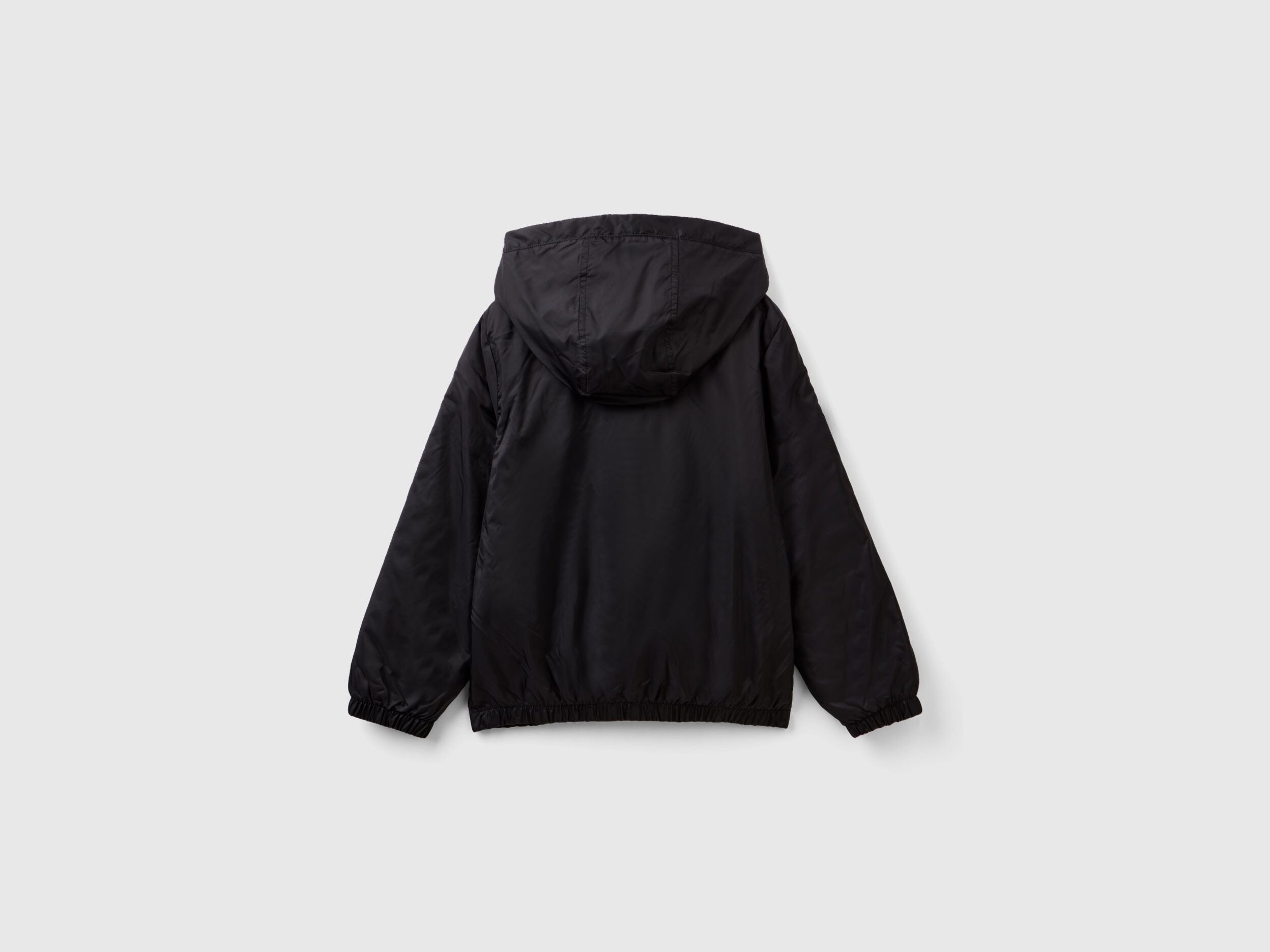 Nylon jacket with hood hot sale