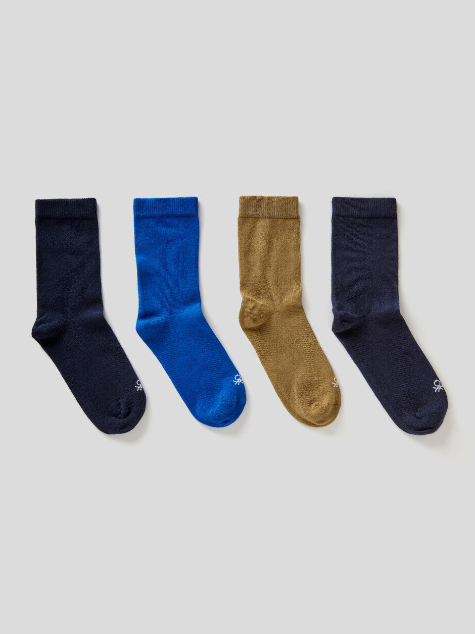 Four pairs of socks in organic stretch cotton