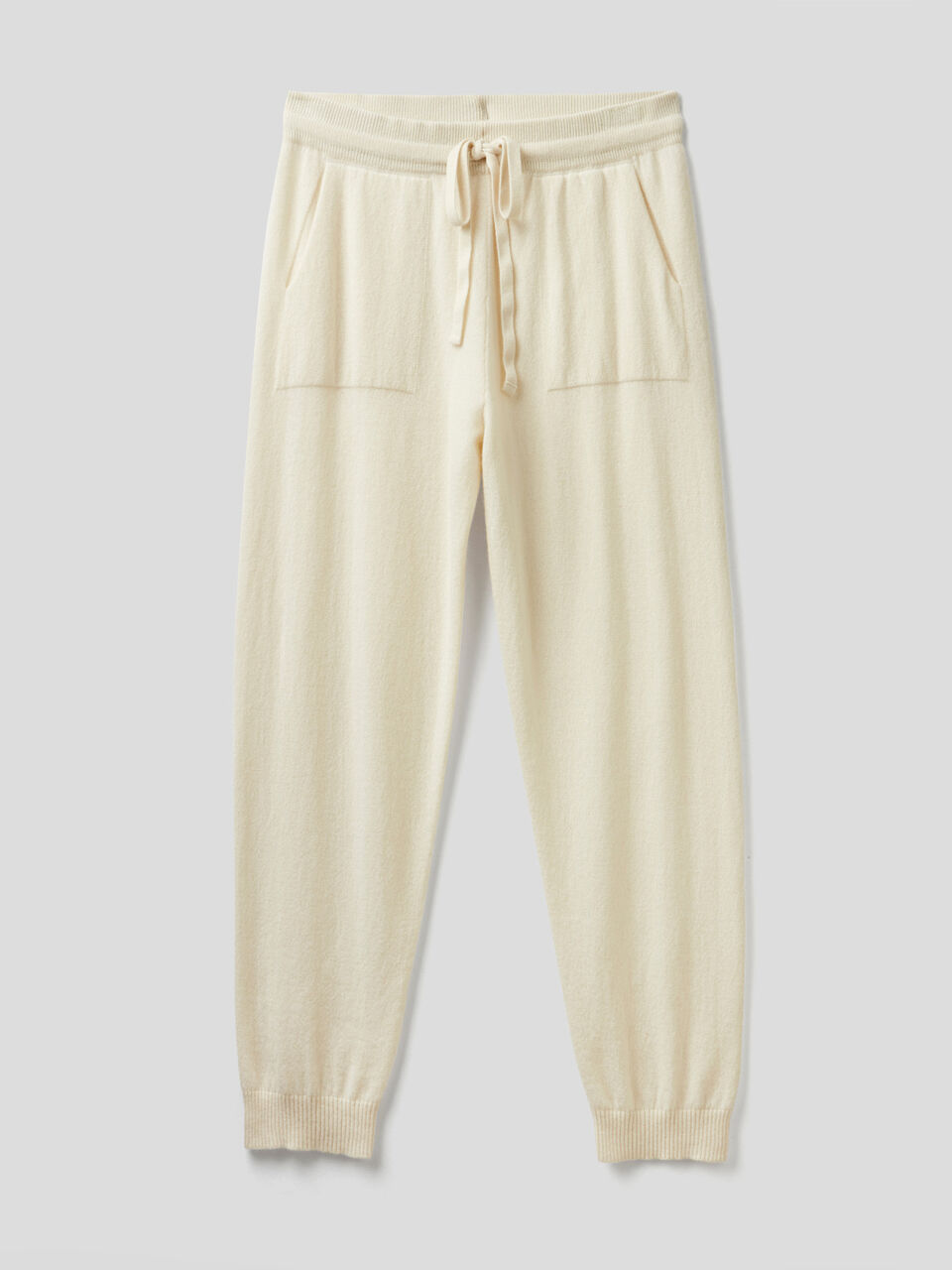 Pure cashmere sporty trousers image number 1