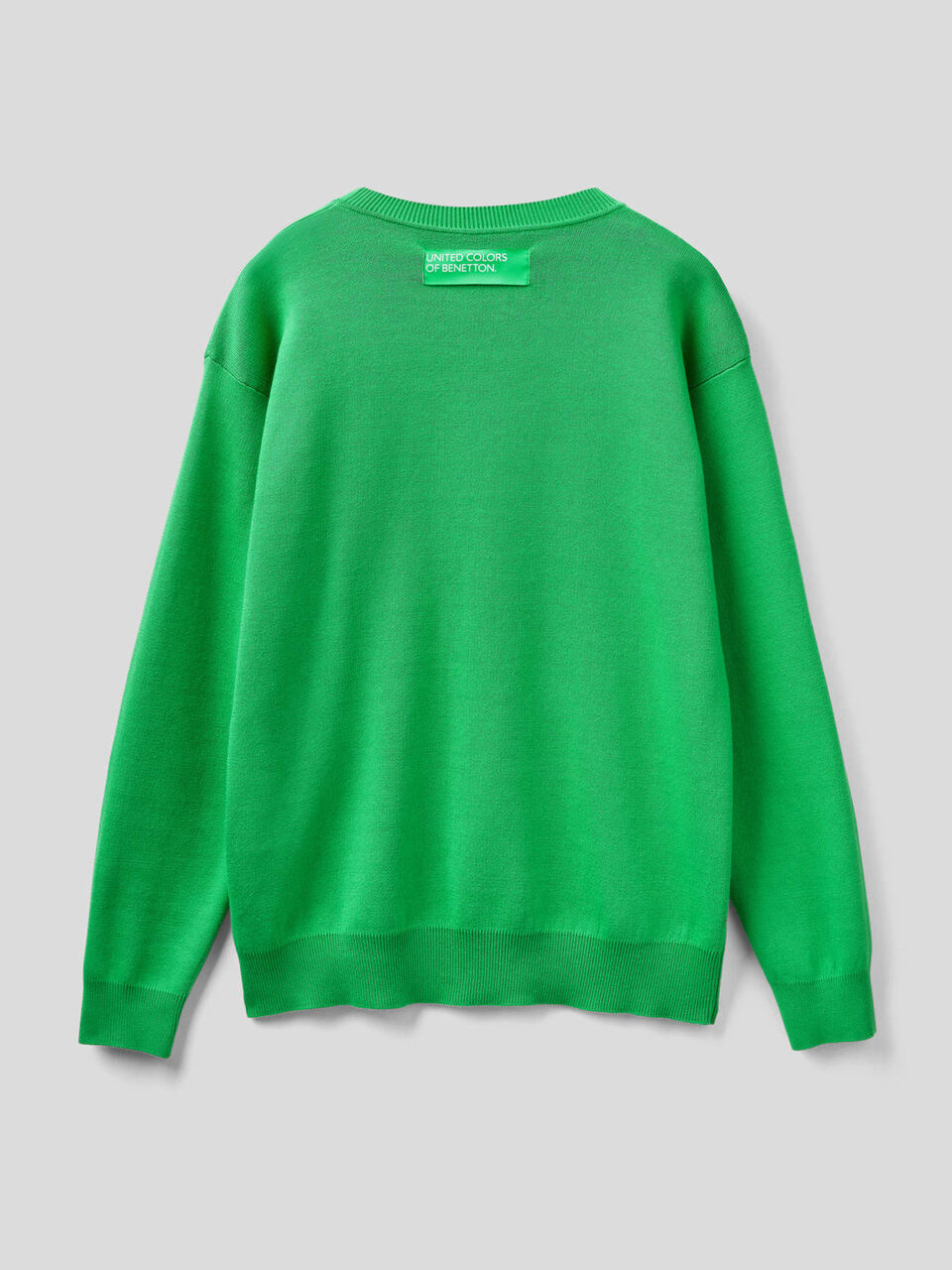 Reversible sweater in tricot cotton image number 2