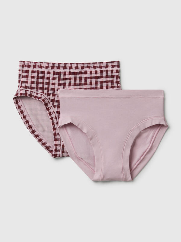 Two pairs of super stretch underwear  Junior Girl