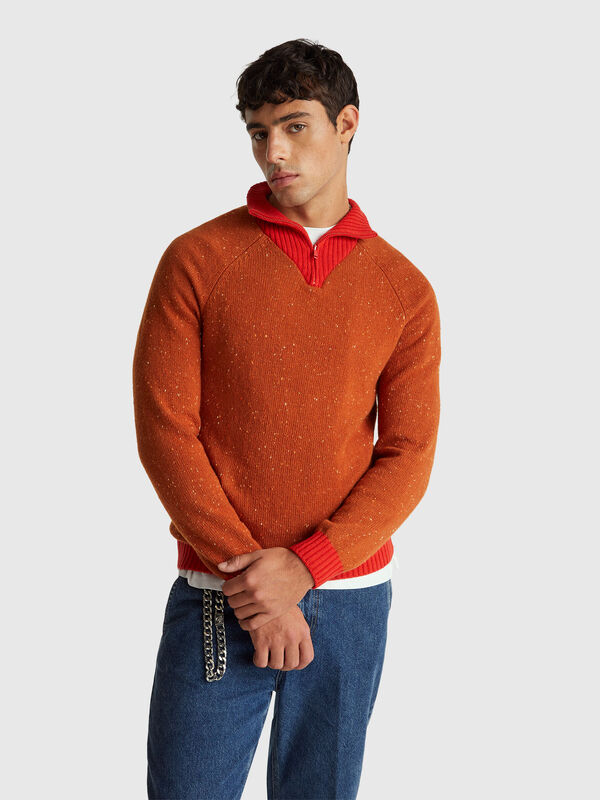 Stranger Things mock neck sweater Men
