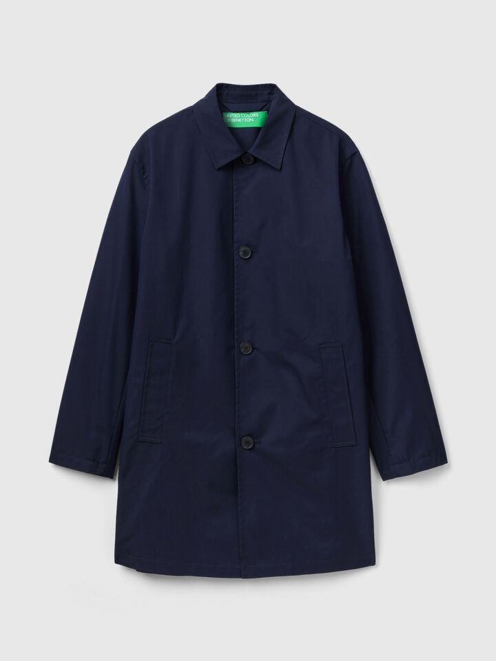 Regular fit lined coat image number 1