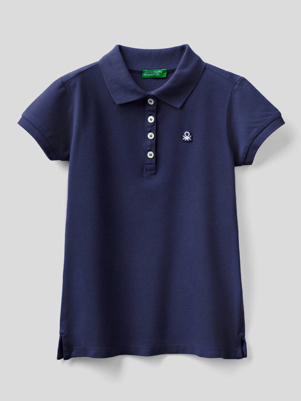 Stretch cotton polo image number 1