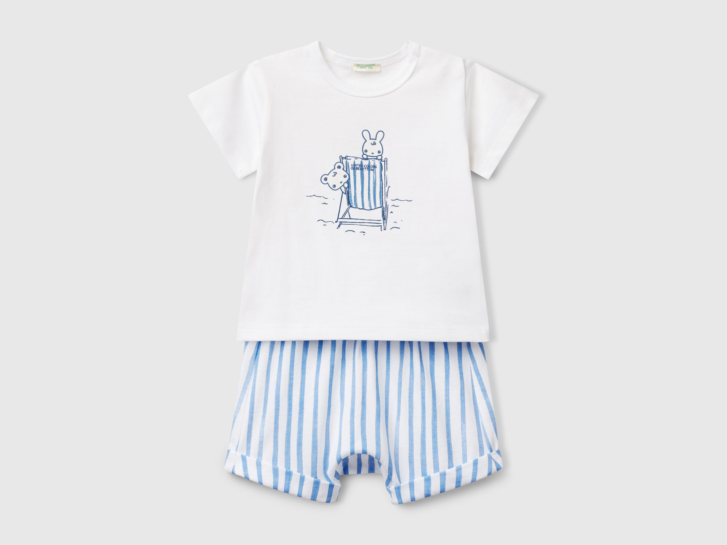 SET T-SHIRT+SHORTS New Born (0-18 months) image number 0