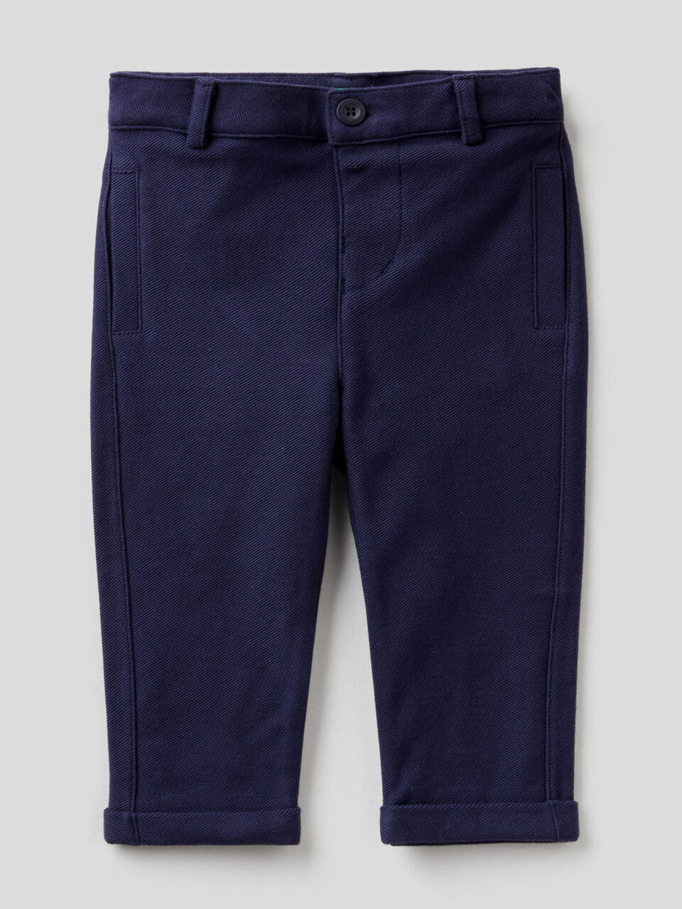 Elegant trousers in 100% sweat cotton image number 1